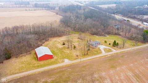 Aerial view at 3538 N 225 W, Crawfordsville, IN