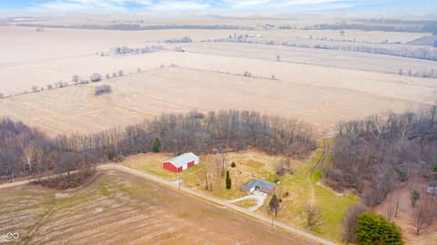 Aerial view at 3538 N 225 W, Crawfordsville, IN