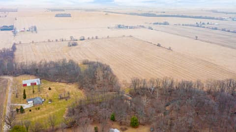 Aerial view at 3538 N 225 W, Crawfordsville, IN
