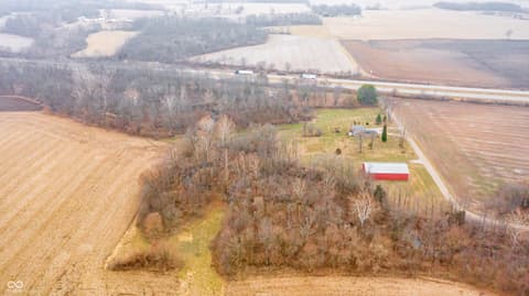 Aerial view at 3538 N 225 W, Crawfordsville, IN