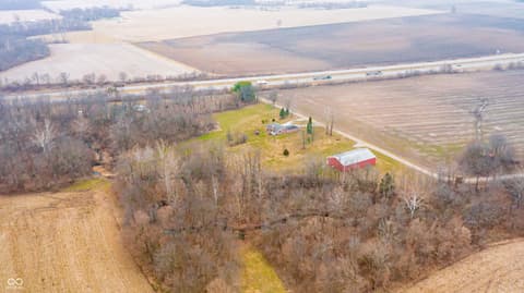 Aerial view at 3538 N 225 W, Crawfordsville, IN