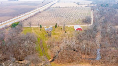 Aerial view at 3538 N 225 W, Crawfordsville, IN