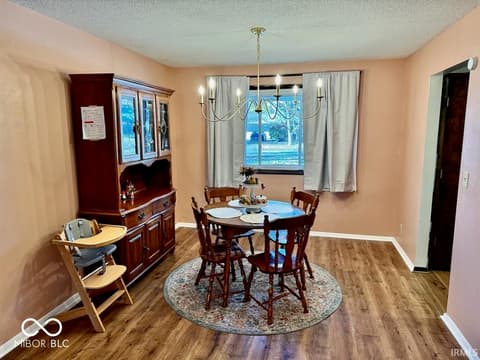 Dining room at 8204 N Tahoe Drive, Muncie, IN