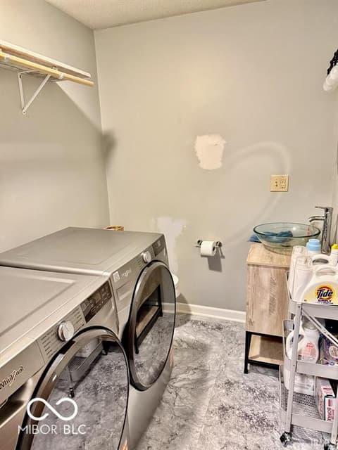 Laundry room at 8204 N Tahoe Drive, Muncie, IN
