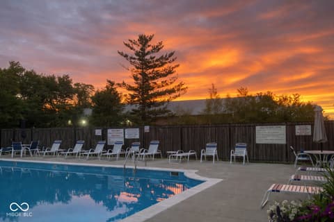 Pool at 586 Hunters Drive, Carmel, IN