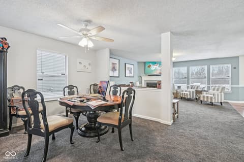Dining room at 4927 Flame Way, Indianapolis, IN