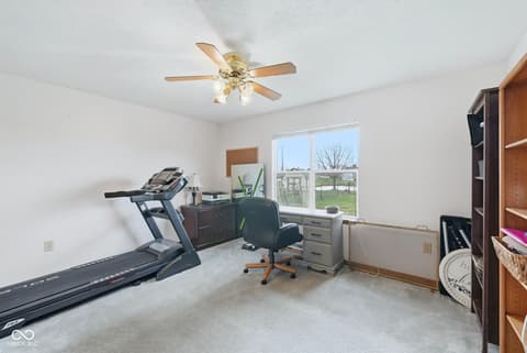 Home office at 1027 S Teresa Drive, Martinsville, IN