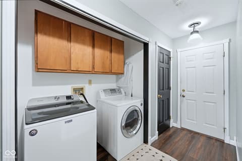 Laundry room at 1027 S Teresa Drive, Martinsville, IN