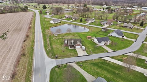 Aerial view at 1027 S Teresa Drive, Martinsville, IN