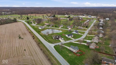 Aerial view at 1027 S Teresa Drive, Martinsville, IN