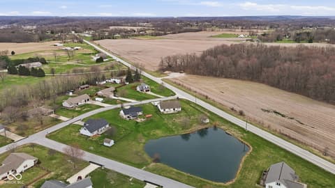 Aerial view at 1027 S Teresa Drive, Martinsville, IN