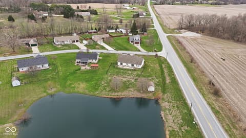 Aerial view at 1027 S Teresa Drive, Martinsville, IN