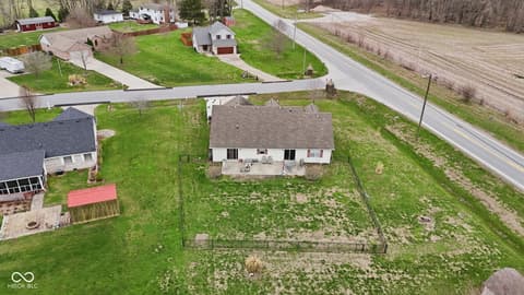 Aerial view at 1027 S Teresa Drive, Martinsville, IN