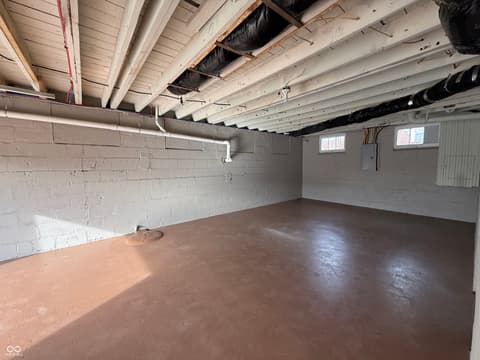 Basement at 4160 Madison Avenue, Indianapolis, IN