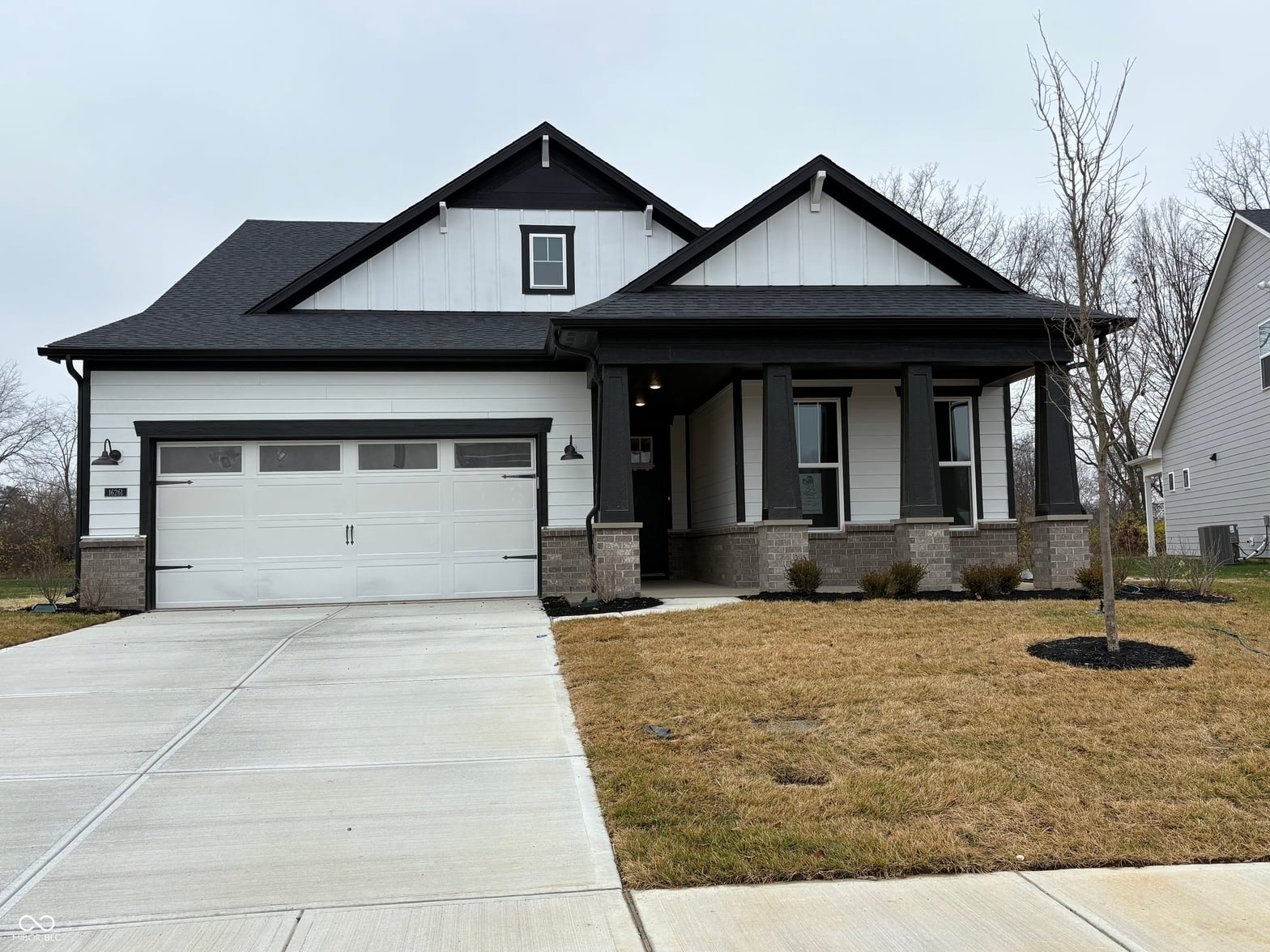 Front exterior at 16261 Pruett Lane, Noblesville, IN