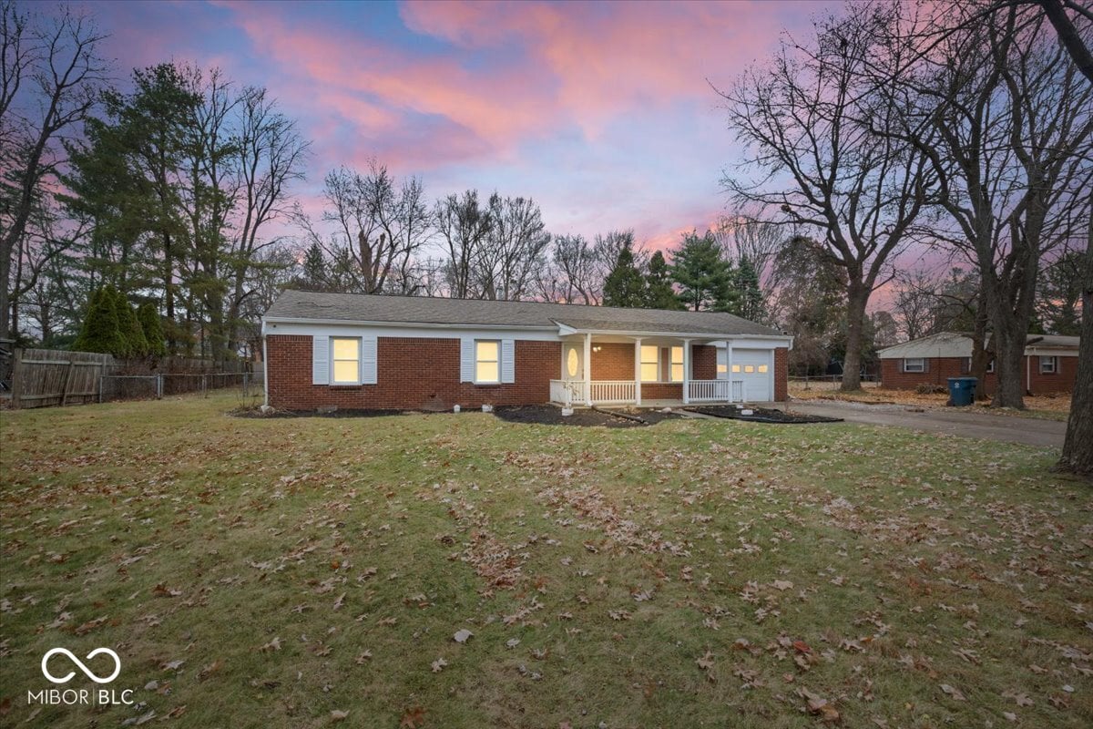 Front exterior at 5724 Diana Drive, Indianapolis, IN