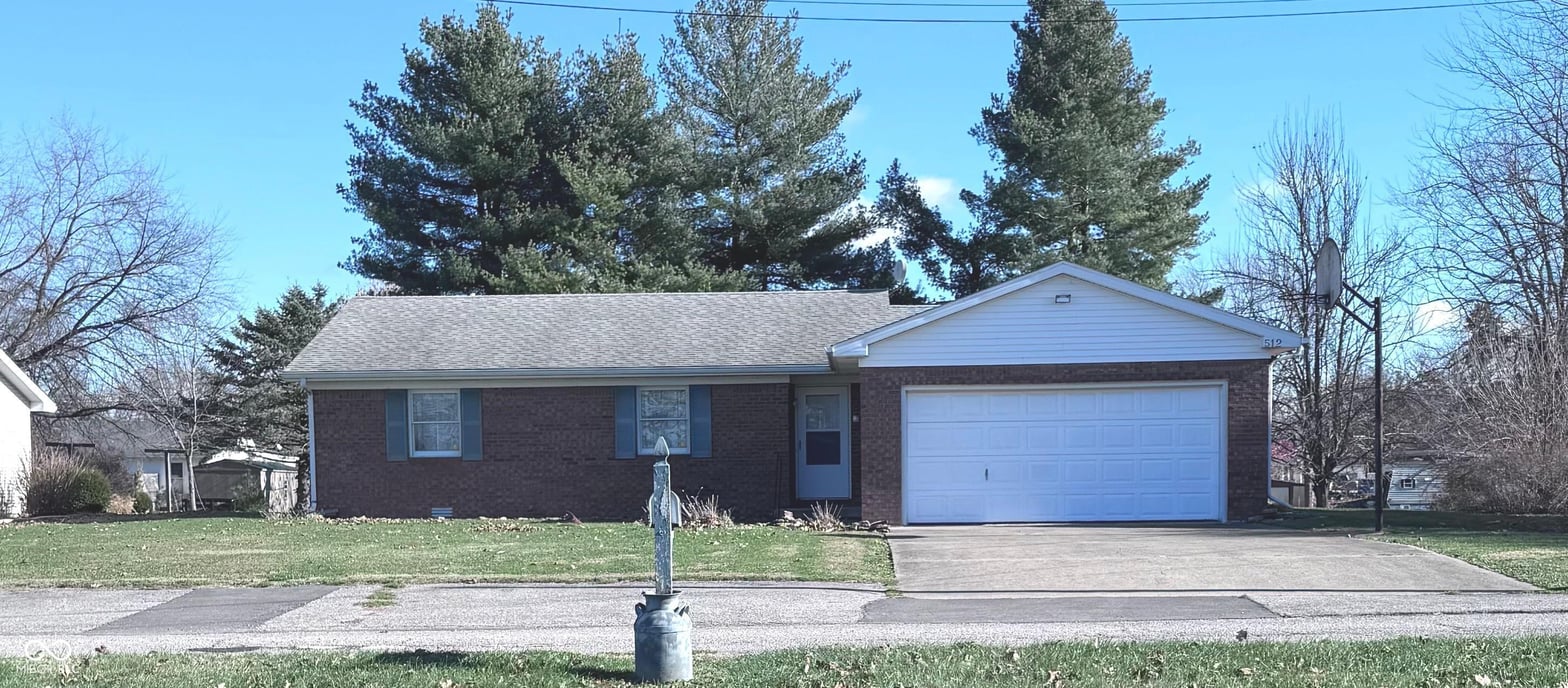Front exterior at 512 S Poplar Street, Greensburg, IN