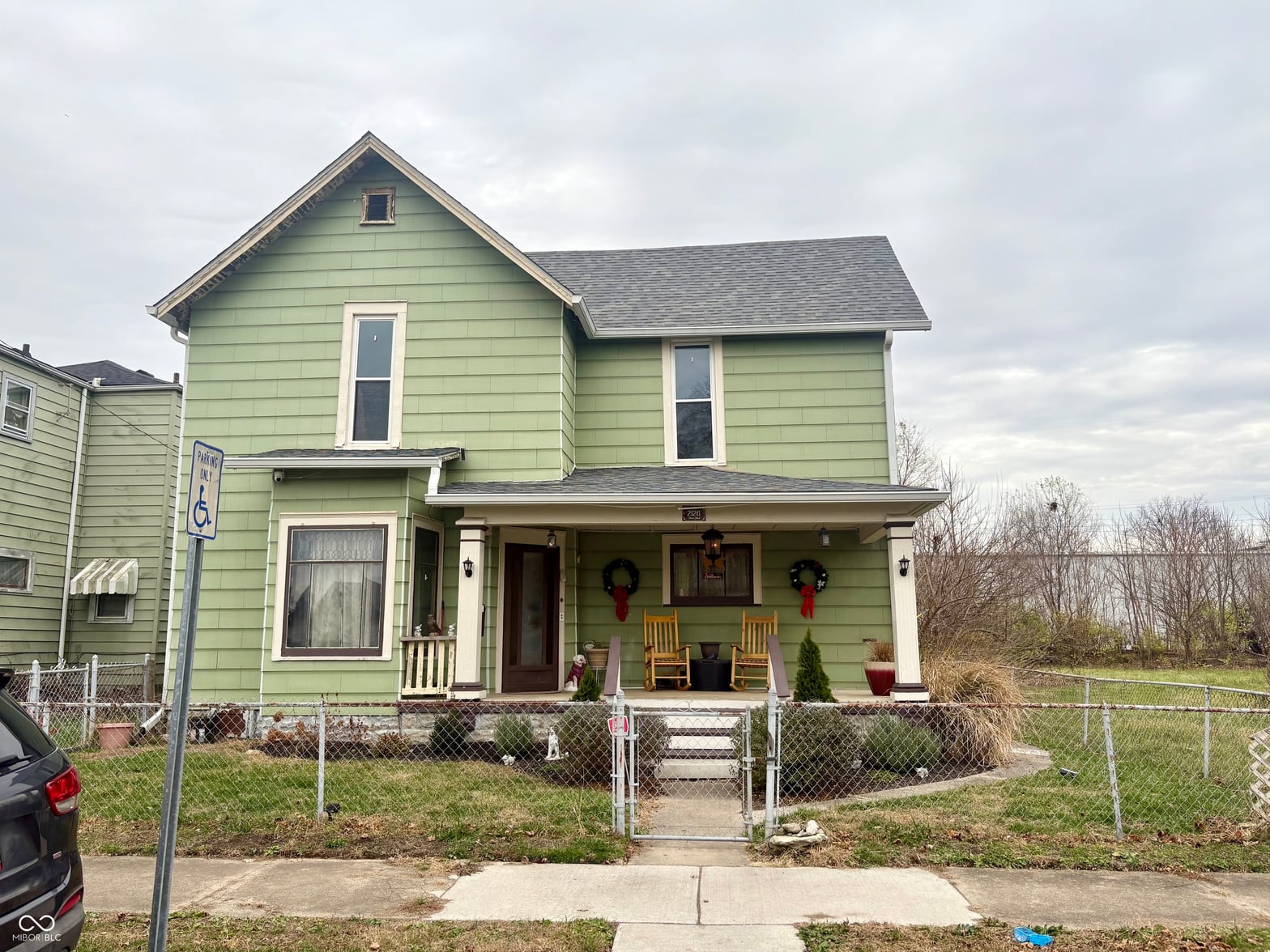 Front exterior at 2126 Pearl Street, Anderson, IN