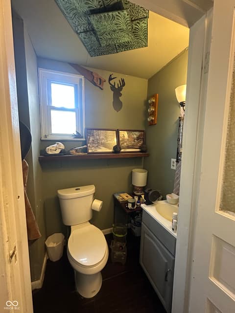 Bathroom at 415 W 5th Street, Rushville, IN