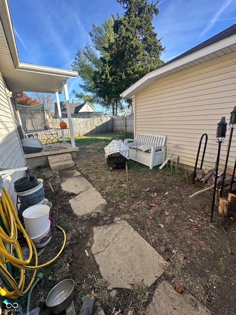 Yard at 415 W 5th Street, Rushville, IN