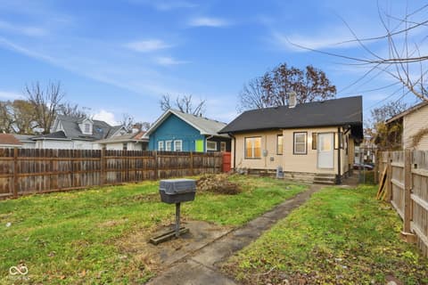 Backyard at 330 N Beville Avenue, Indianapolis, IN