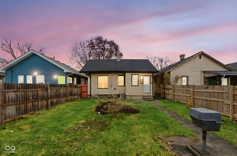 Backyard at 330 N Beville Avenue, Indianapolis, IN