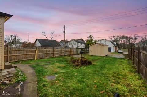 Yard at 330 N Beville Avenue, Indianapolis, IN