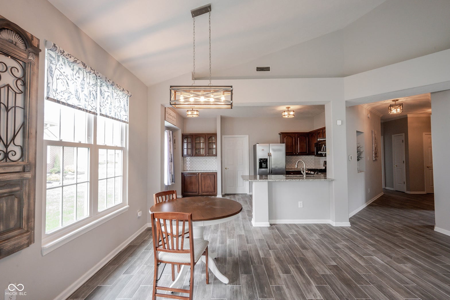 Bright, open-concept living space with elegant finishes.