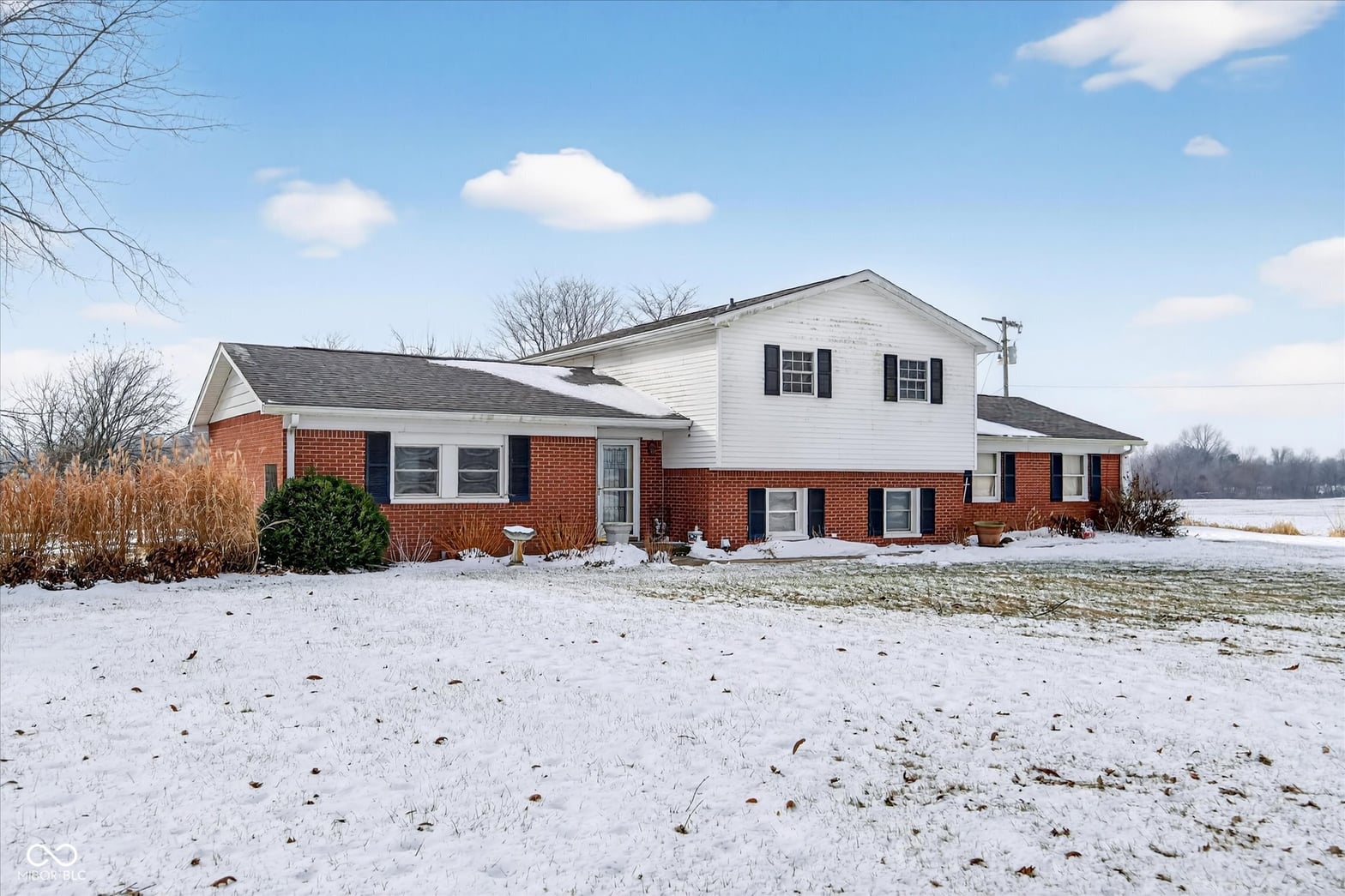 Front exterior at 6433 W State Road 47, Thorntown, IN