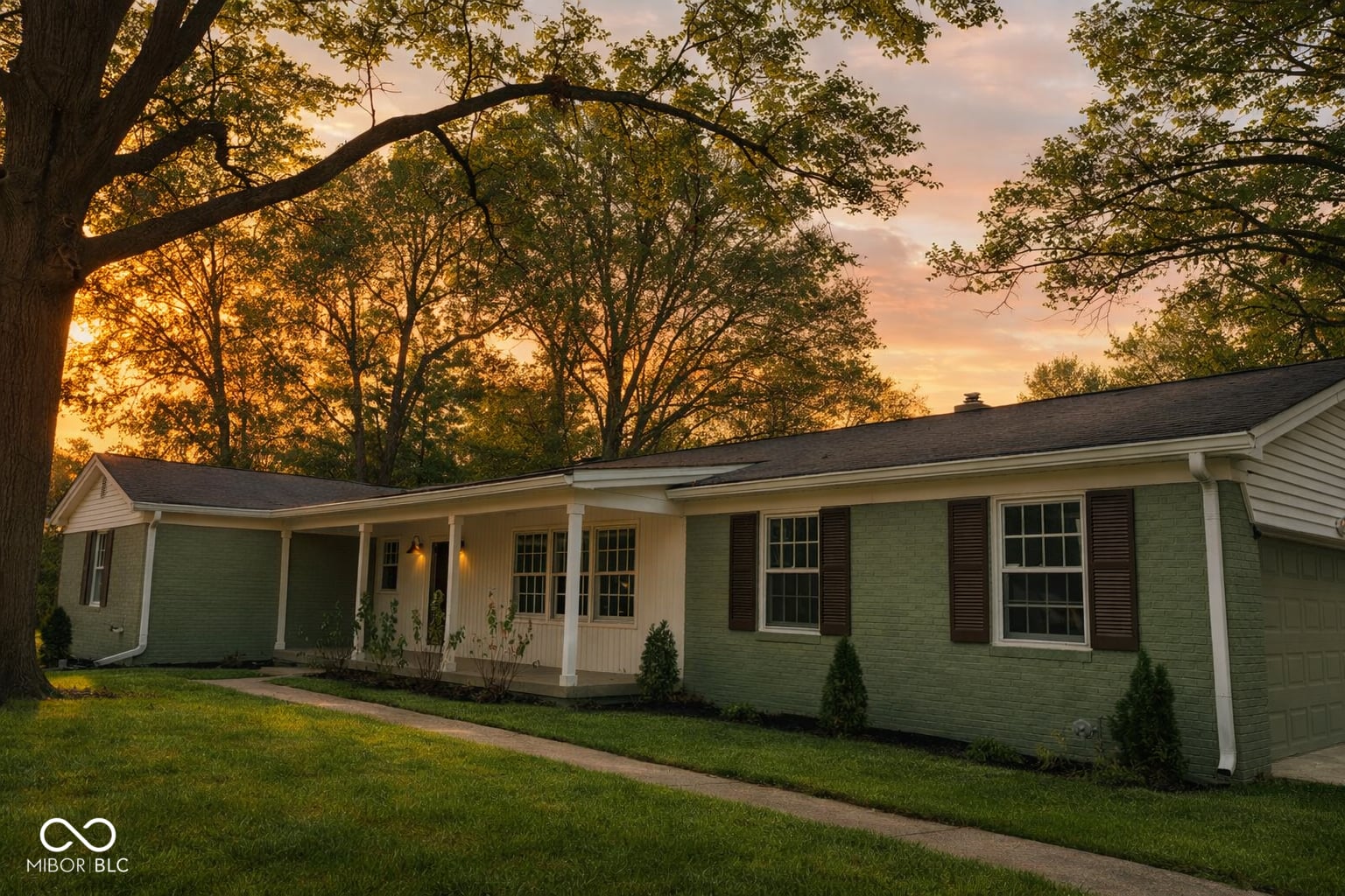 Front exterior at 4357 Grayson Drive, Indianapolis, IN