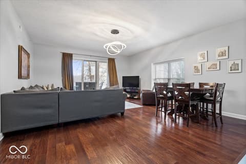 Living room at 6650 Page Boulevard, Indianapolis, IN