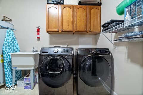 Laundry room at 6650 Page Boulevard, Indianapolis, IN