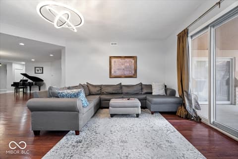 Living room at 6650 Page Boulevard, Indianapolis, IN
