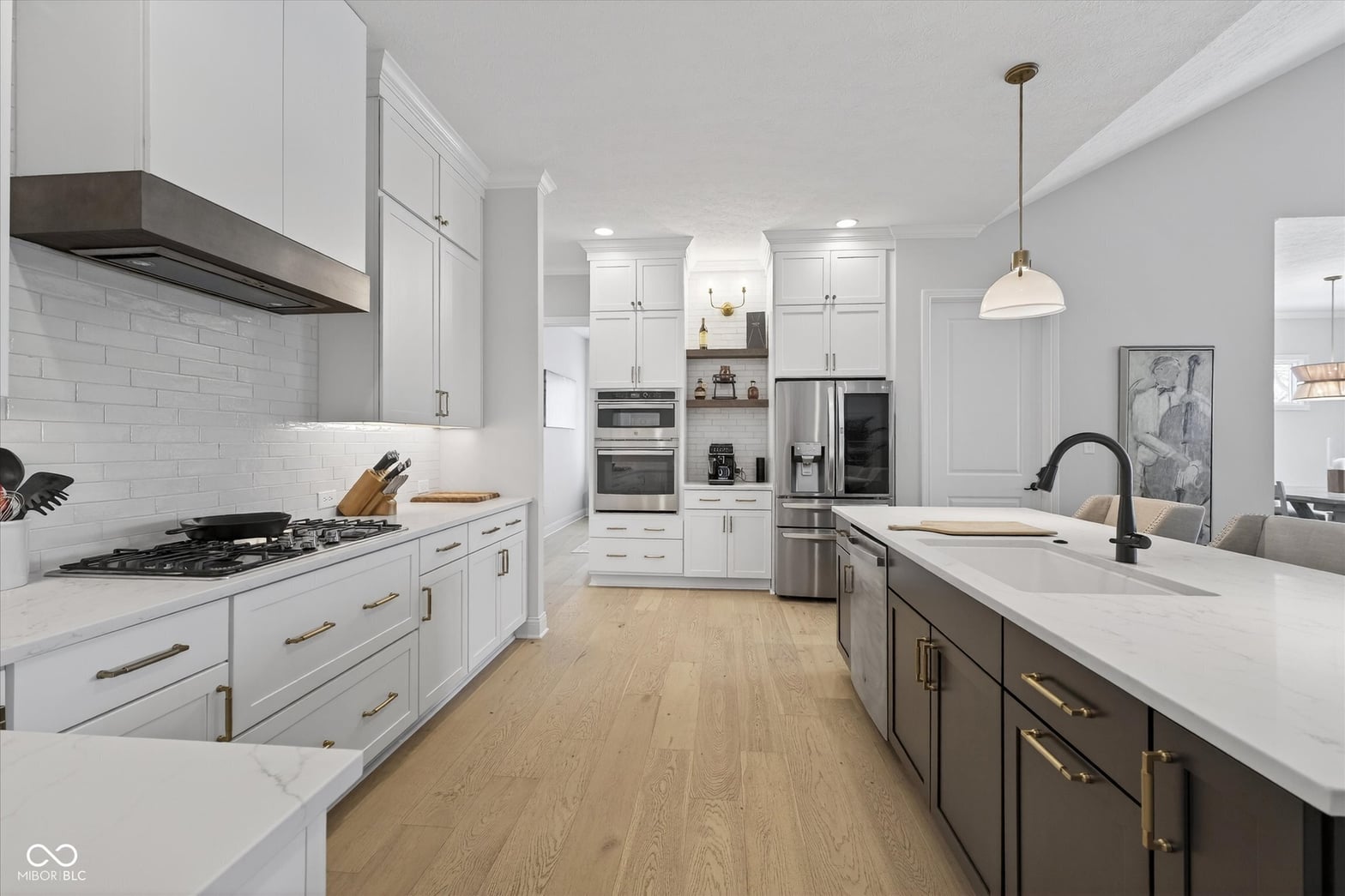 Stunning renovated kitchen with premium appliances and finishes.