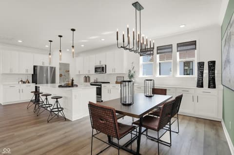 Dining room at 15488 Cardonia Road, Fishers, IN