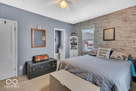 Bedroom at 9405 E Southshore Drive, Unionville, IN
