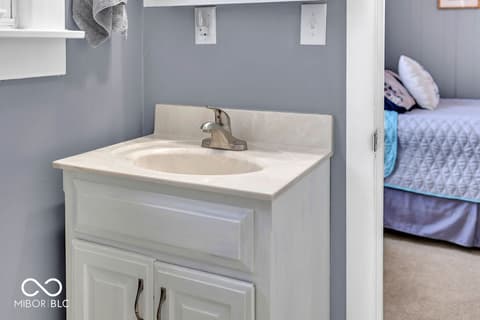 Bathroom at 9405 E Southshore Drive, Unionville, IN