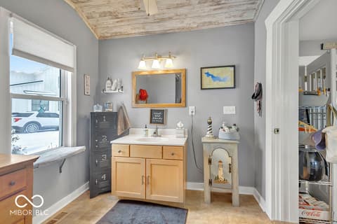 Bathroom at 9405 E Southshore Drive, Unionville, IN