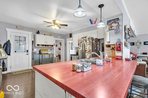 Dining room at 9405 E Southshore Drive, Unionville, IN