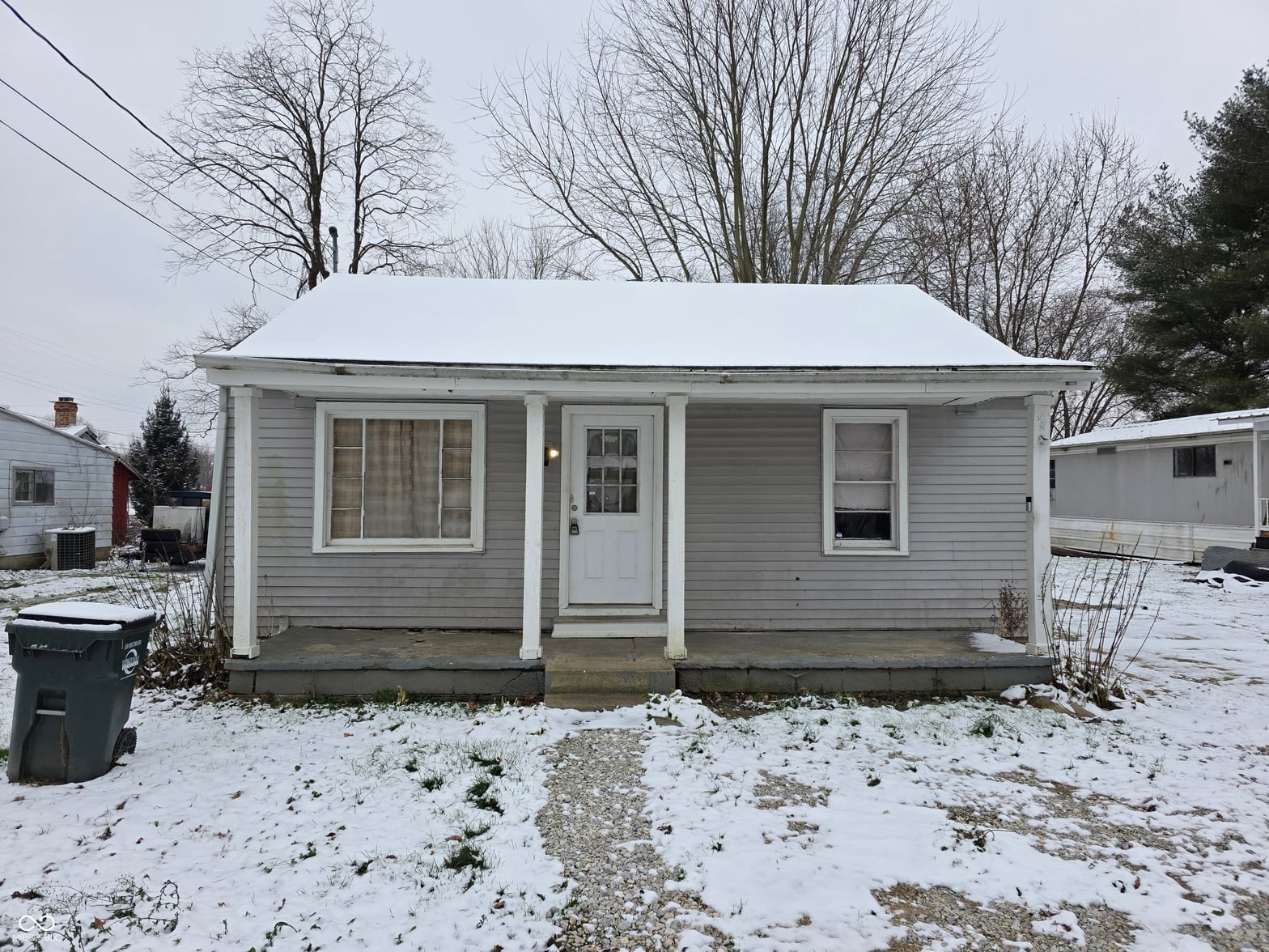 Front exterior at 233 W Main Street, Medora, IN