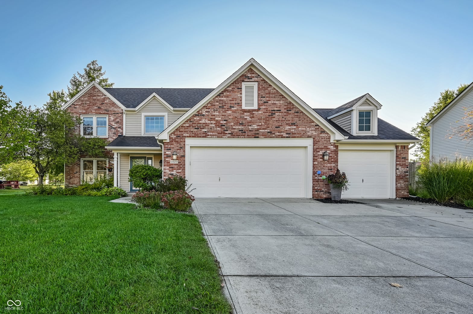 Front exterior at 11023 Eaton Court, Fishers, IN