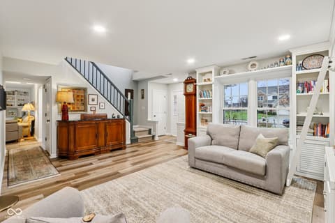 Living room at 11023 Eaton Court, Fishers, IN