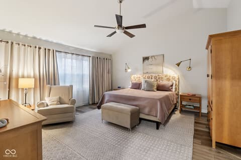 Primary bedroom at 11023 Eaton Court, Fishers, IN