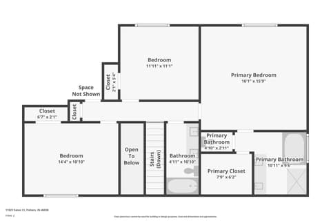 Floor Plan — 11023 Eaton Court, Fishers, IN
