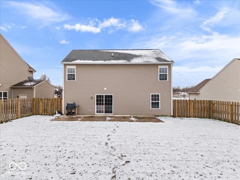 Backyard at 10528 Hunters Crossing Boulevard, Indianapolis, IN