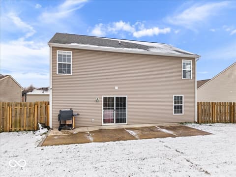 Backyard at 10528 Hunters Crossing Boulevard, Indianapolis, IN