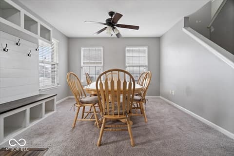 Dining room at 10528 Hunters Crossing Boulevard, Indianapolis, IN