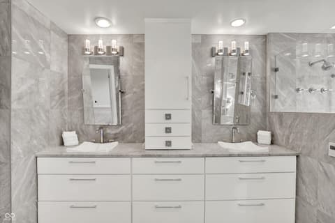 Primary bathroom at 434 Sheffield Court, Carmel, IN