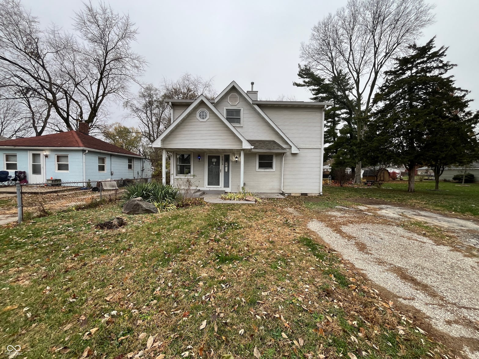 Front exterior at 2434 Mars Hill Street, Indianapolis, IN
