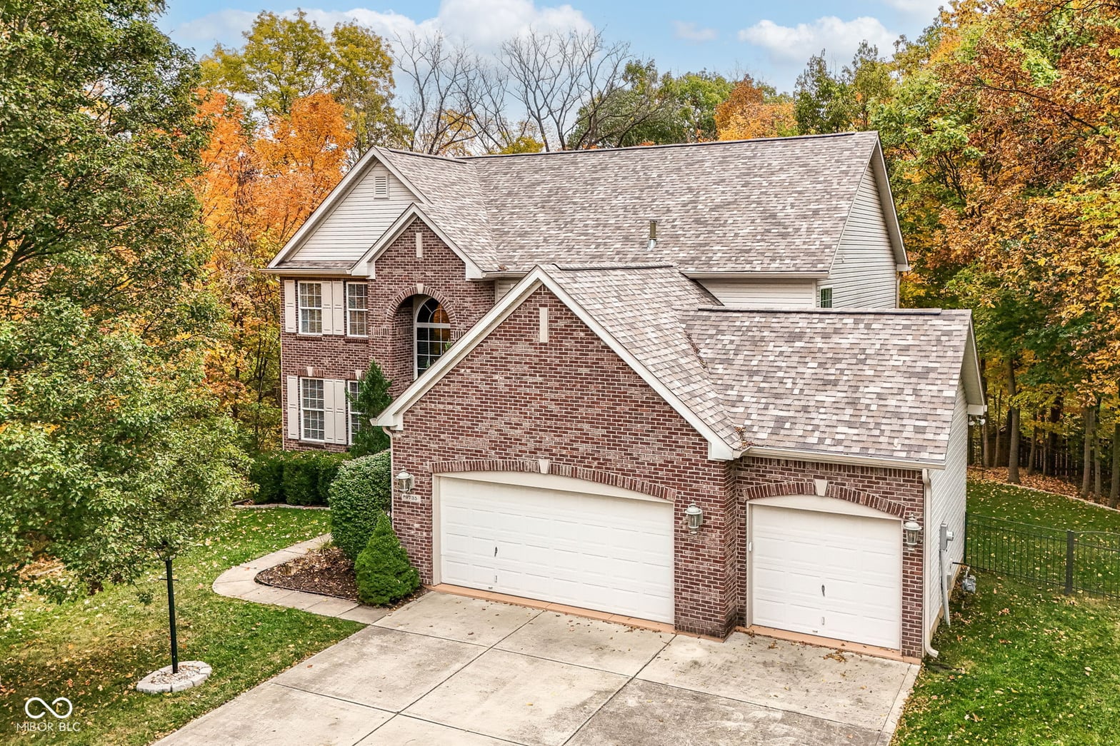 Front exterior at 9735 Trevia Drive, Indianapolis, IN